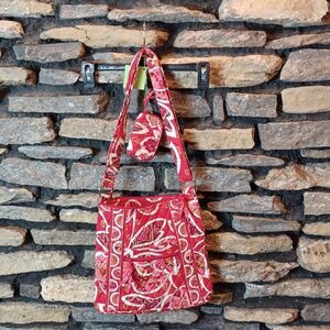 NWT Vera Bradley hipster Rosy Posies with matching wallet